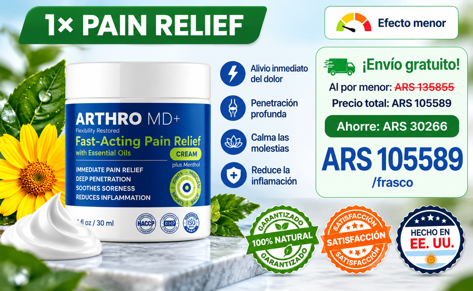 Imagen de la opción de un Arthro MD+ Cream